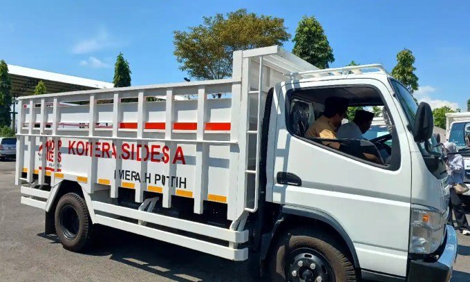 PENYALURAN 14 UNIT TRUK TAHAP PERTAMA, PEMBANGUNAN KDMP DI TRENGGALEK DI TARGET AGUSTUS SELESAI 