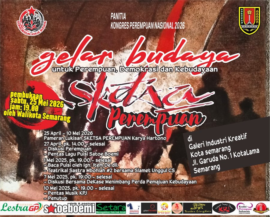 Kongres Perempuan Nasional di Semarang, Angkat Isu Demokrasi dan Kebudayaan Lewat Gelar Budaya 