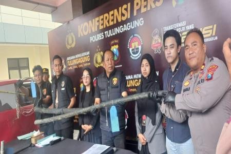 POLRES TULUNG AGUNG BERHASIL MEMBONGKA