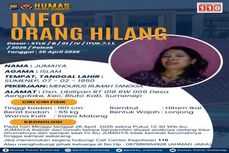LANSIA DI SUMENEP DILAPORKAN H