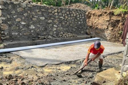 Lewat TMMD Progres Jembatan Garuda Mulai Terbentuk dari Dasar