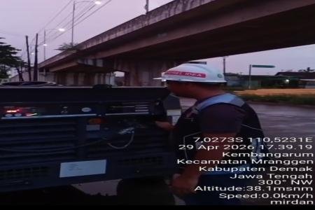 Uji coba Jargas Mranggen Fase buang angin untuk pastikan gas aman samp