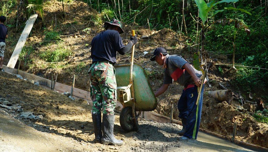 Di Balik Pembangunan TMMD Krangean, Dandim Purbalingga Titip Harapan Besar pada Semangat Gotong Royo