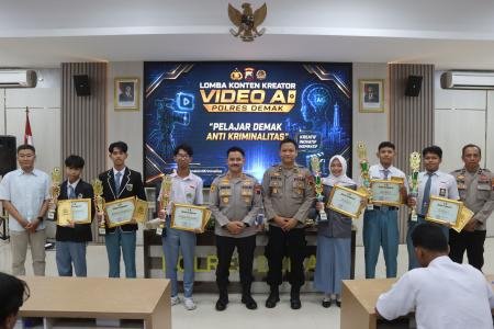 Lewat Lomba Konten AI Polres Demak Kam