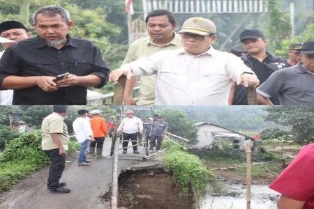 WABUP LEBAK GERAK CEPAT TINJAU LOK