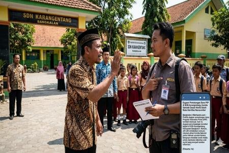 Wartawan di Bangkalan Diduga Diancam D