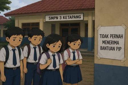 DIDUGA DANA PIP TAK SAMPAI KE SISW