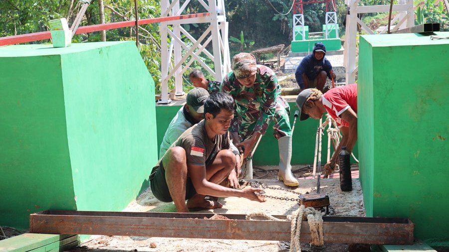 Jembatan Garuda Merah Putih Desa Mojoagung Tembus 70 Persen, Akses Kendal-Batang Makin Lancar 