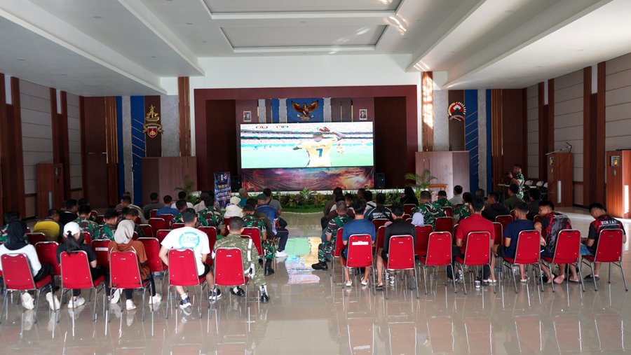 Nobar Piala Dunia 2026 Bergema, Satukan Semangat Prajurit dan Masyarakat