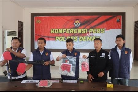 Pelaku Pembakaran Dua Rumah di Karangawen Dibekuk Tim Resmob Gabungan