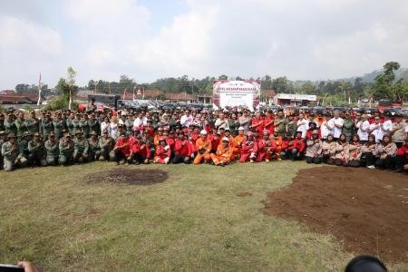 Perhutani KPH Semarang Hadiri Apel Kesiapsiagaan Pengendalian Karhutla