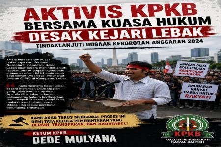 Aktivis KPKB Bersama Kuasa Hukum Desak