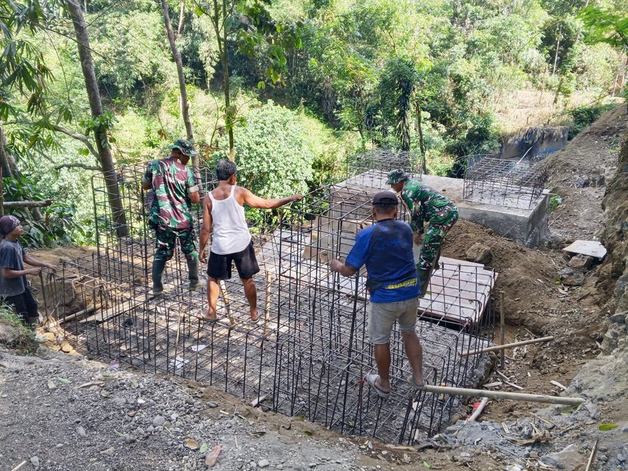  Pembangunan Jembatan Garuda Terus Dikebut, Pengecoran Pondasi Diperkuat