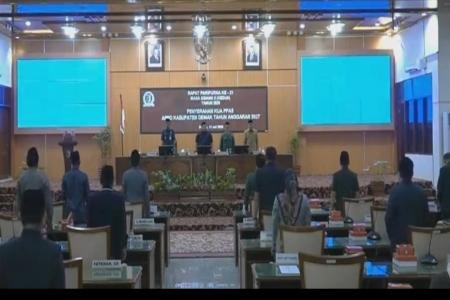 DPRD Demak Terima Penyerahan KUAPPAS APBD 2027 pada Rapat Paripurna ke
