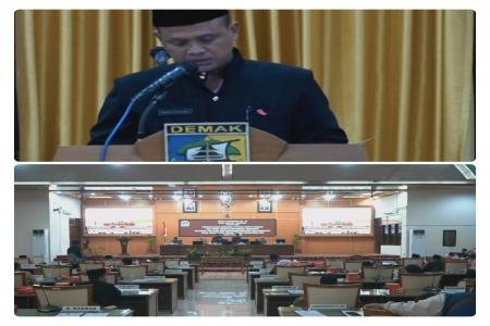 BUPATI DAN DPRD DEMAK SAHKAN PERTANGGU