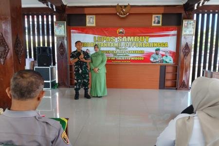 Lepas Sambut Danramil 01Purbal