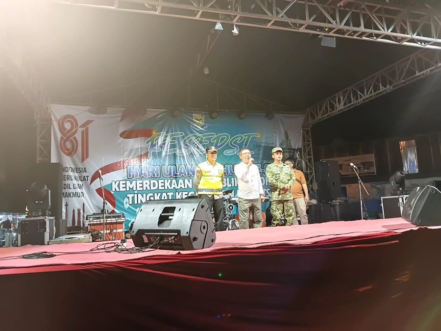 Danramil 08-Bobotsari Hadiri Malam Resepsi HUT Kemerdekaan RI Ke-81