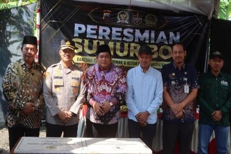 Atasi Krisis Air Polres Demak dan DPRD