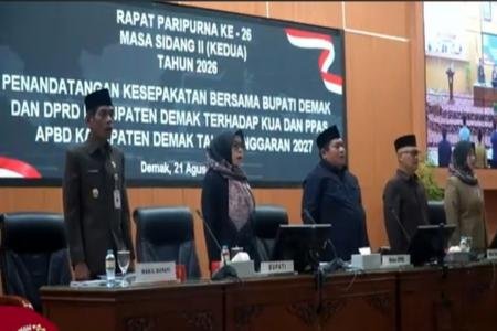 DPRD DAN PEMKAB DEMAK SEPAKATI