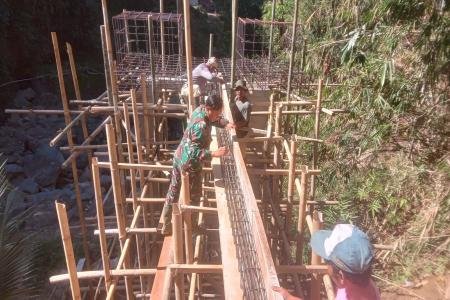 Semangat Bangun Jembatan Perin