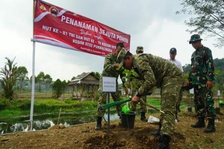 Kodim Purbalingga Tanam Sejuta