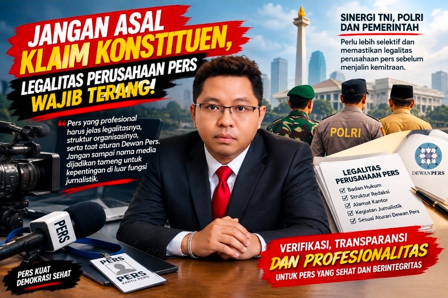 Dewan Pers Diminta Perketat Verifikasi Konstituen, Legalitas Perusahaan Pers Wajib Terang