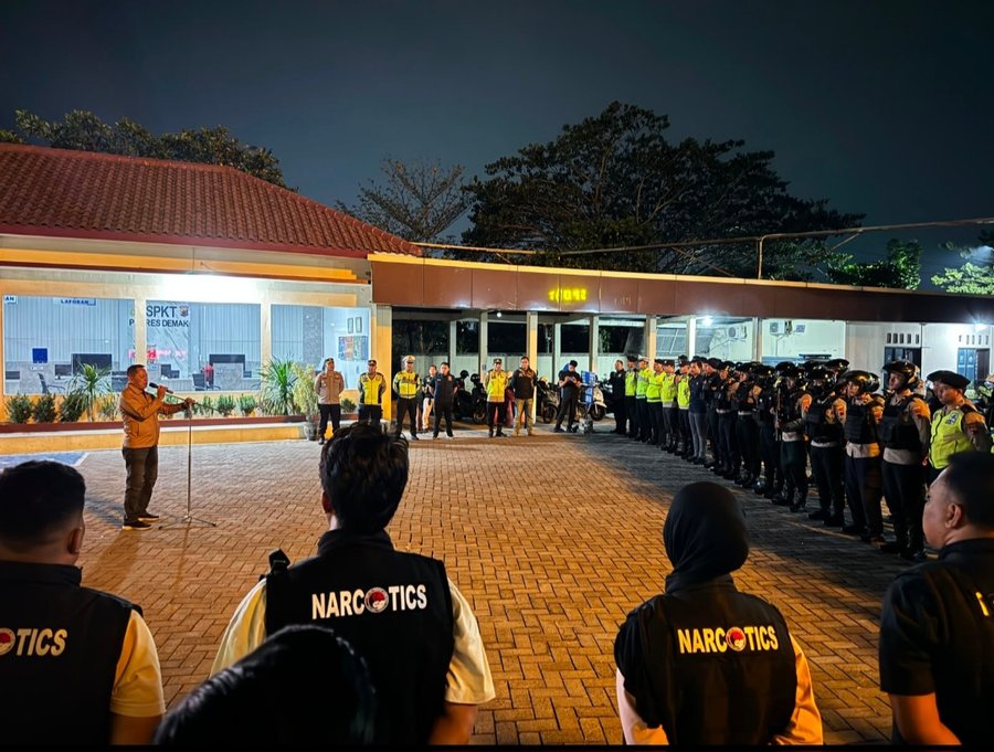 Polres Demak Gelar Tes Urine Mendadak di Tempat Hiburan Malam