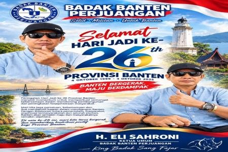 HUT ke26 Provinsi Banten Ketua