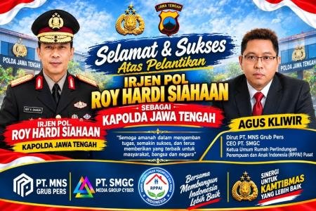 Irjen Roy Hardi Siahaan Menjabat Kapol