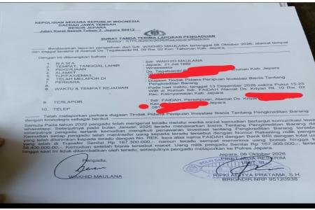 DA DIDUGA MELAKUKAN PENIPUAN INVES