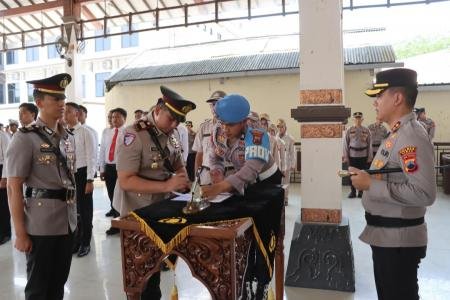Kapolres Demak Pimpin Sertijab Kasat L