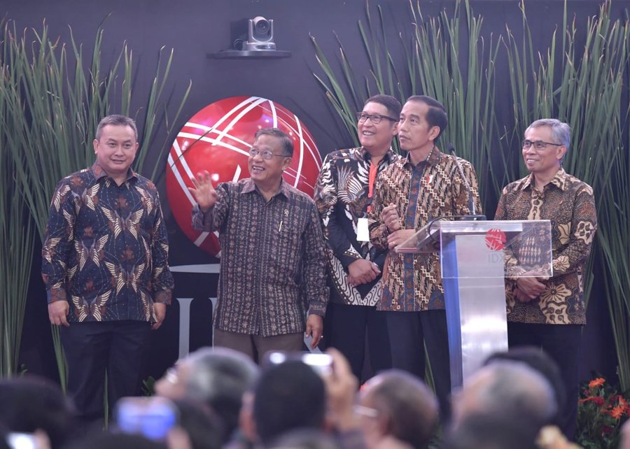 Tutup Perdagangan Bursa 2018 Presiden Jokowi : Kinerja Ihsg Sesuai Tar