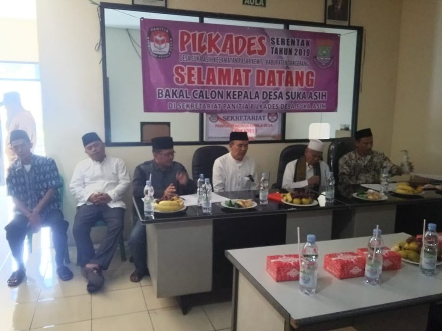 Ferifikasi Bakal Calon Kepala Desa Suka Asih Pasar Kemis Tangerang