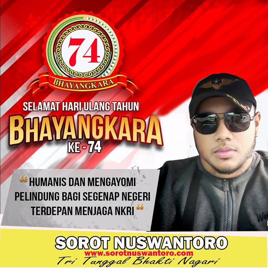 Keluarga Besar Sorot Nuswantoro Mengucapkan Hut Bhayangkara
