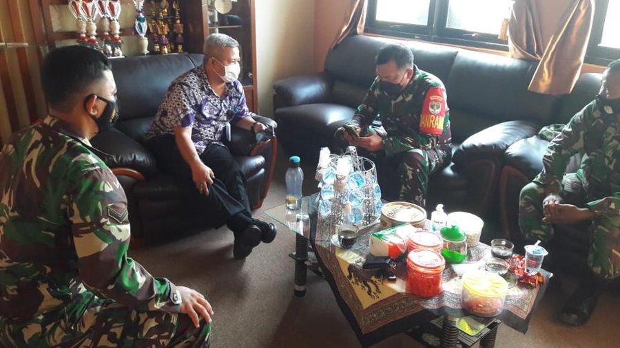 Hari Pertama Bertugas Kapten Inf Jefriansen Sipayung Kunjungi Kapolsek