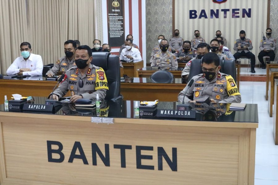 Kapolda Banten : Launching Website Sp2hp Online Untuk Memudahkan Layan