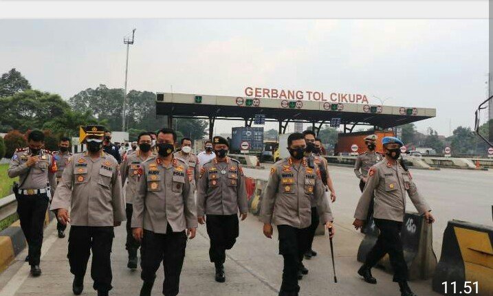 Kapolda Banten : Masyarakat Melawan Petugas Penyekatan Bisa Kena Pidan