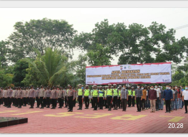 Polres Lebak Gelar Apel Kesiapan Pengamanan Malam Takbir Dan Sholat Id