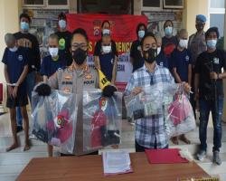 Kurang dari 1x24 Jam5 lima Kawanan Begal Berhasil di ringkus Sat Reskr