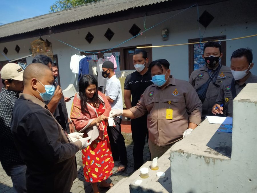 Satres Narkoba Polres Cilegon Polda Banten Adakan Razia Narkoba Di Tem