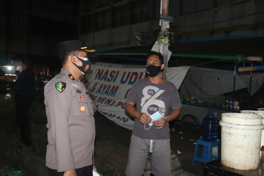 Tak Kenal Lelah, Polda Banten Dan Tni, Terus Patroli Penerapan Ppkm Le