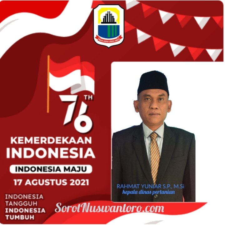 Dinas Pertanian Kabupaten Lebak Mengucapkan Hut Ri Ke 76