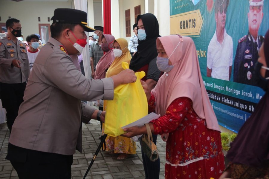 Kapolres Lebak Polda Banten : Ayo Ajak Keluarga Kita Ikuti Vaksinasi
