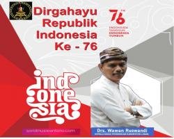 Dinas pendidikan kabupaten Lebak mengucapkan HUT RI ke76