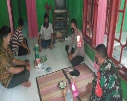 POLSEK MANCAK BERSAMA KORAMIL0623 MONITORING PATROLI SAMBANG