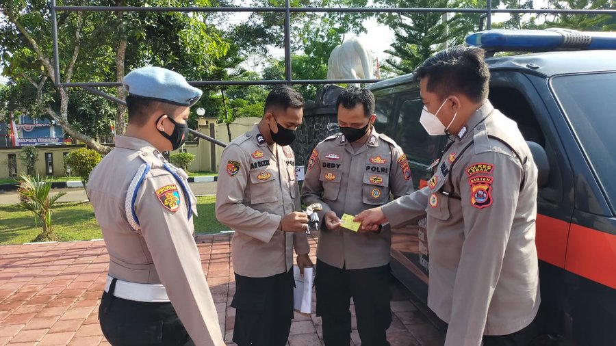 Jelang Pilkades, Bag Log Dan Si Propam Polres Lebak Polda Banten Cek K