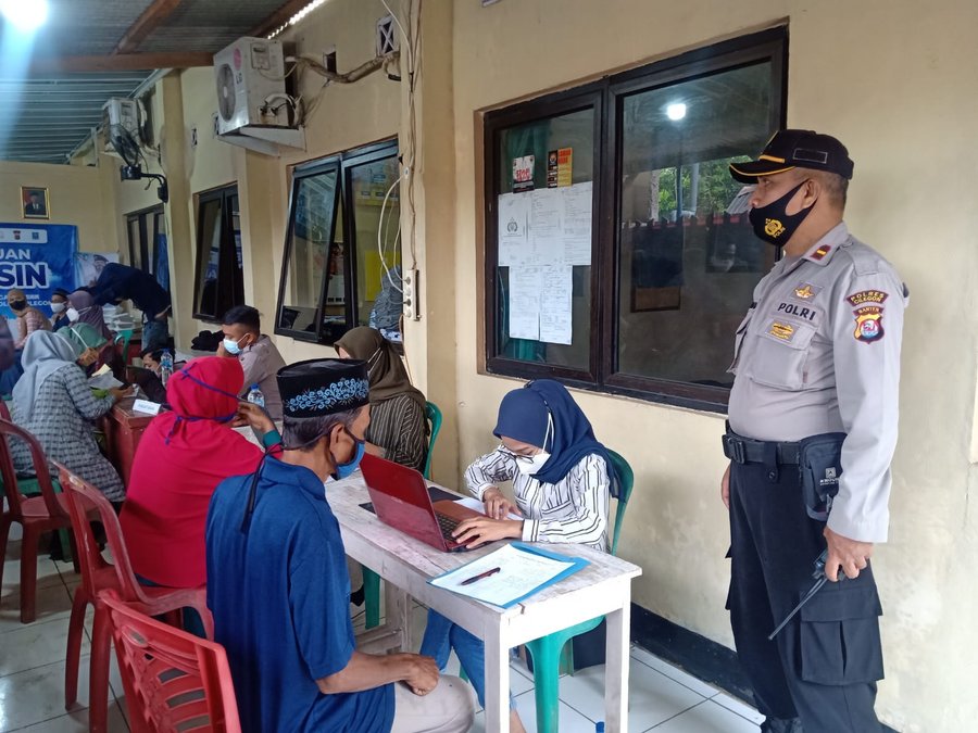 Aje Kendor Percepat Herd Immunity, Polsek Mancak Polres Cilegon Kembal
