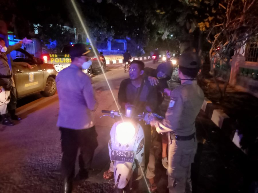 Disiplinkan Masyarakat, Ops Yustisi Polres Lebak Polda Banten Bersama 