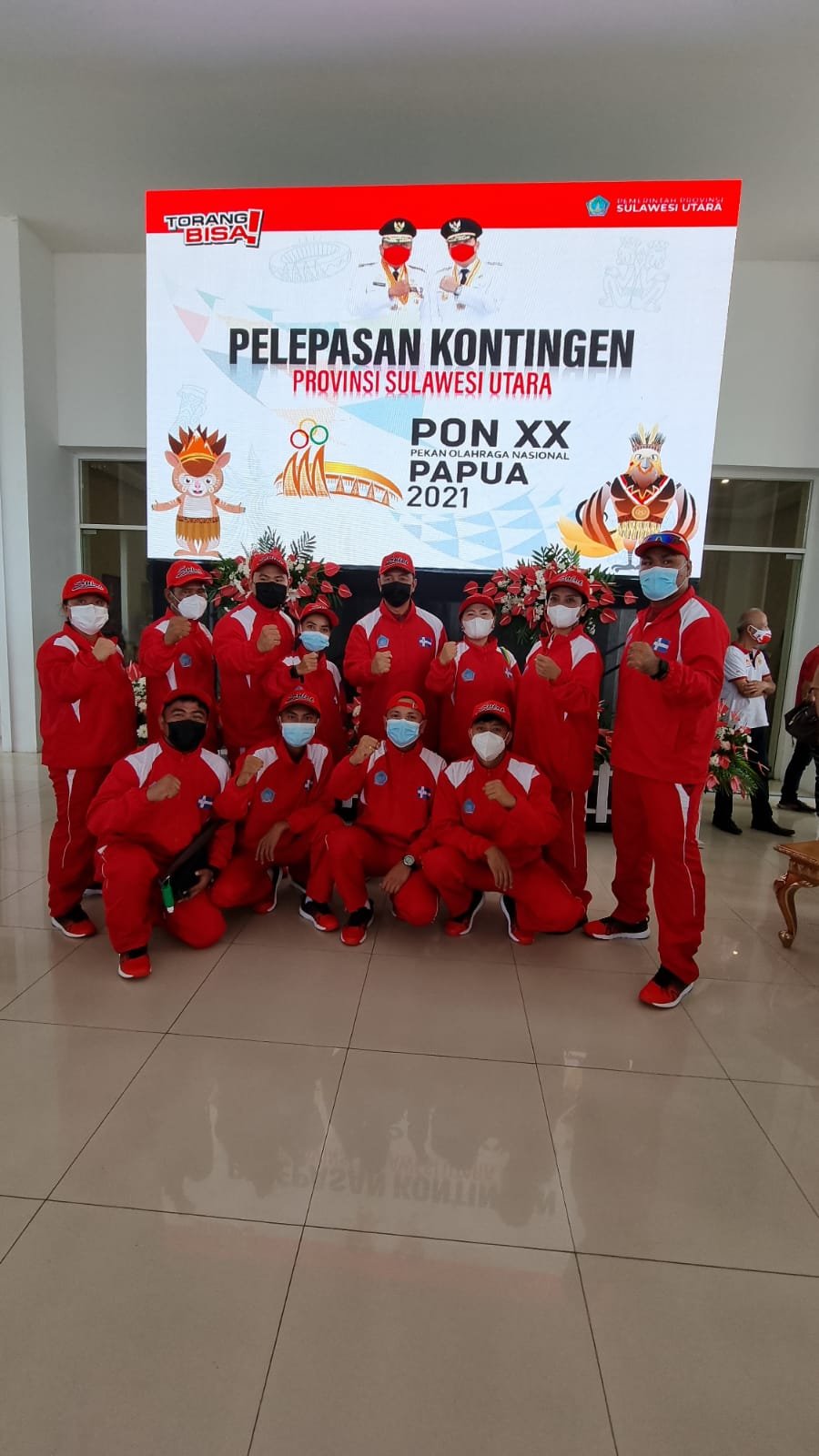 Gubernur Sulut Lepas Kontingen Pon, Danlanud Sam Ratulangi Selaku Ketu