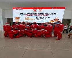 Gubernur Sulut Lepas Kontingen PON Danlanud Sam Ratulangi selaku Ketua